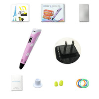 3D Printing Pen Led Screen Filament Creative Toy-3D Pen-Golonzo