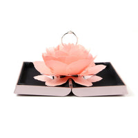 Pop Up Rose Flower Rings Box - Surprise Jewelry Storage Holder-ring-Golonzo