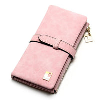 Fashion Women Wallets Drawstring Nubuck Leather-Handbags, Wallets & Cases-Golonzo