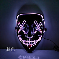 LED Halloween Mask Luminous Glow In The Dark-Masks-Golonzo