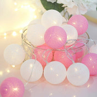 Holy Chirstmas Light-Cotton Ball (20 pcs )-Lighting Strings-Golonzo
