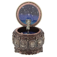 Vintage Music Box with 12 Constellations Rotating Goddess-Music Boxes-Golonzo