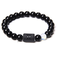 12 Zodiac Signs Charm Natural Stone Beads Bracelets-Bracelets-Golonzo