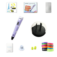 3D Printing Pen Led Screen Filament Creative Toy-3D Pen-Golonzo