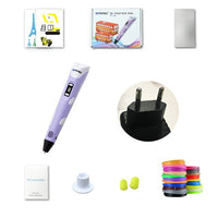 3D Printing Pen Led Screen Filament Creative Toy-3D Pen-Golonzo