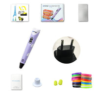 3D Printing Pen Led Screen Filament Creative Toy-3D Pen-Golonzo