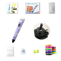 3D Printing Pen Led Screen Filament Creative Toy-3D Pen-Golonzo