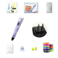 3D Printing Pen Led Screen Filament Creative Toy-3D Pen-Golonzo