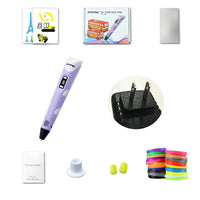 3D Printing Pen Led Screen Filament Creative Toy-3D Pen-Golonzo
