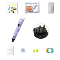 3D Printing Pen Led Screen Filament Creative Toy-3D Pen-Golonzo