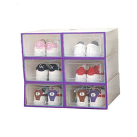 Transparent Shoes Box 6pcs - For Shoes Storage-Shoe Racks & Organizers-Golonzo