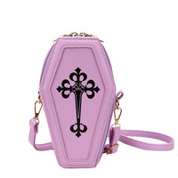Gothic Coffin Shoulder Bag Cross Designer-Shoulder Bags-Golonzo