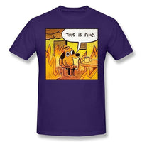 This is Fine Shirt But We Are On Fire - Unisex-Shirts and Tops-Golonzo