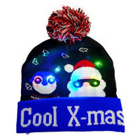 Christmas Theme LED Beanies-Hats-Golonzo
