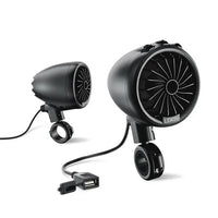 Waterproof Motorcycle Speakers - Q3 Speaker FM function Bluetooth 5.1 IP67 Built-in LED-Audio-Golonzo