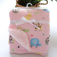 Baby Blankets Thicken Double Layer Super Soft-Blankets-Golonzo