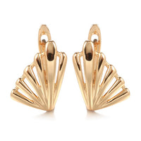 585 Rose Gold Glossy High Quality Dangle Earrings for Women-Earrings-Golonzo