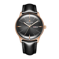 Heritor Luxury Dress Watch Genuine Leather Strap-Watch-Golonzo