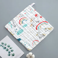 Baby Pure Cotton Printable Hanging Small Towel-Baby guards-Golonzo