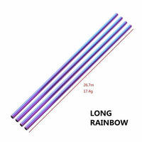 4PCS Reusable Metal Drinking Straws - Colorful Stainless Steel Straw+1 Brush-Drinking Straws and Stirrers-Golonzo