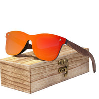 Fashion Men Sunglasses Polarized with Natural Walnut Wood Temple-Sunglasses-Golonzo