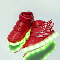 Kids LED Light up Shoes with wing-Shoes-Golonzo