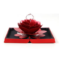 Pop Up Rose Flower Rings Box - Surprise Jewelry Storage Holder-ring-Golonzo