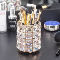 Diamond Nail Brush Holder Storage Case Bag Shining Makeup-Makeup Brushes-Golonzo