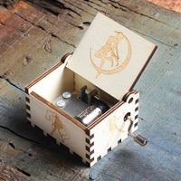 Wooden Hand Crank Queen Music Box Game Of Thrones Dragon Ball TO MY Goigeous Wife Theme Music Box-Music Boxes-Golonzo