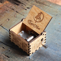 Wooden Hand Crank Queen Music Box Game Of Thrones Dragon Ball TO MY Goigeous Wife Theme Music Box-Music Boxes-Golonzo