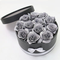 Hug Bucket Round Paper Box +Rose Soap Flower Packing Set-Golonzo