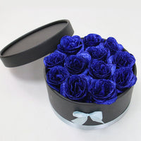 Hug Bucket Round Paper Box +Rose Soap Flower Packing Set-Golonzo