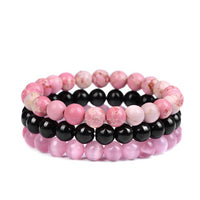 8mm Natural Stone Bracelet 3Pcs/set-Bracelets-Golonzo