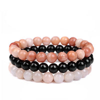 8mm Natural Stone Bracelet 3Pcs/set-Bracelets-Golonzo