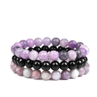 8mm Natural Stone Bracelet 3Pcs/set-Bracelets-Golonzo