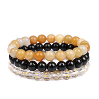 8mm Natural Stone Bracelet 3Pcs/set-Bracelets-Golonzo