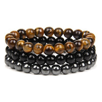 8mm Natural Stone Bracelet 3Pcs/set-Bracelets-Golonzo