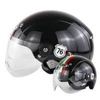 Women Motorcycle Helmet Pink Half Cascos Half Face Vespa Helmet-Motorcycle Helmets-Golonzo