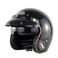 Racer Motorcycle Helmet Vintage Open Face-Motorcycle Helmets-Golonzo