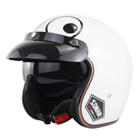 Racer Motorcycle Helmet Vintage Open Face-Motorcycle Helmets-Golonzo