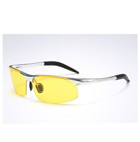 Retro Driving Polarized Sunglasses Aluminum Magnesium Frame-Sunglasses-Golonzo