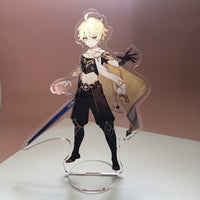 Genshin Impact Figure Stand Model Plate Desk Decor-keychain-Golonzo