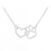 Pet Paw&Heart Necklaces-Necklace-Golonzo