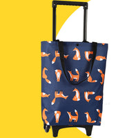 Pull Cart Folding Shopping Bag-Shopping Cart & High Chair Covers-Golonzo