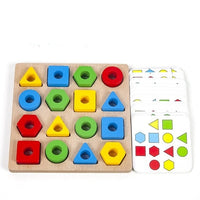 Kids Geometric Shape Color Matching Puzzle-Puzzles-Golonzo