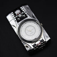 Luxurious Gold Watch Jet Lighter Gas Lighter Cigar Cigarette-lighter-Golonzo