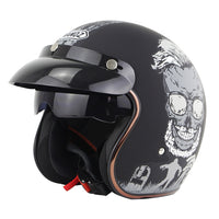 Racer Motorcycle Helmet Vintage Open Face-Motorcycle Helmets-Golonzo