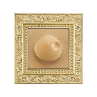 Luxurious switch engraving control panel on the wall lighted-switches-Golonzo