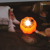 Pumpkin Candle Lights Halloween Decoration Lights Warm White Halloween-Candle-Golonzo