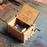 Wooden Hand Crank Queen Music Box Game Of Thrones Dragon Ball TO MY Goigeous Wife Theme Music Box-Music Boxes-Golonzo